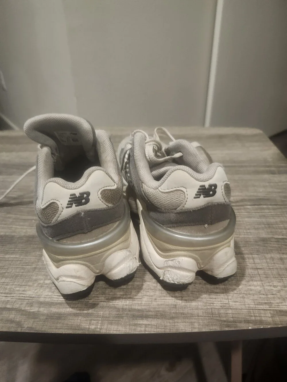 New Balance 9060 Little Kids' Shoes Grey/White PC9060-GY Size 1.5Y